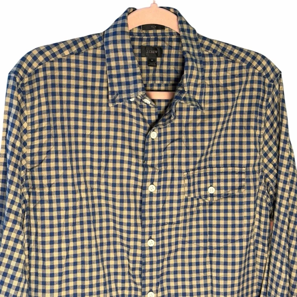 J. Crew Slim Fit Gingham Check Shirt